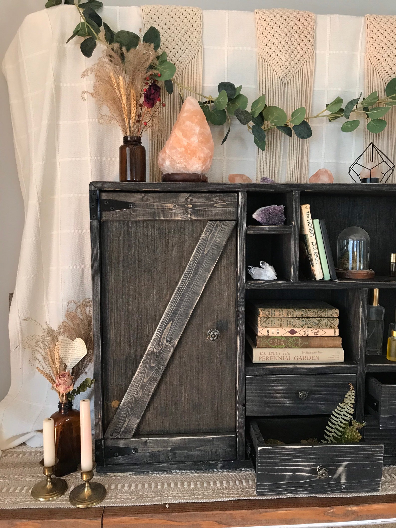 Large Apothecary Rustic Medicine Storage Etsy