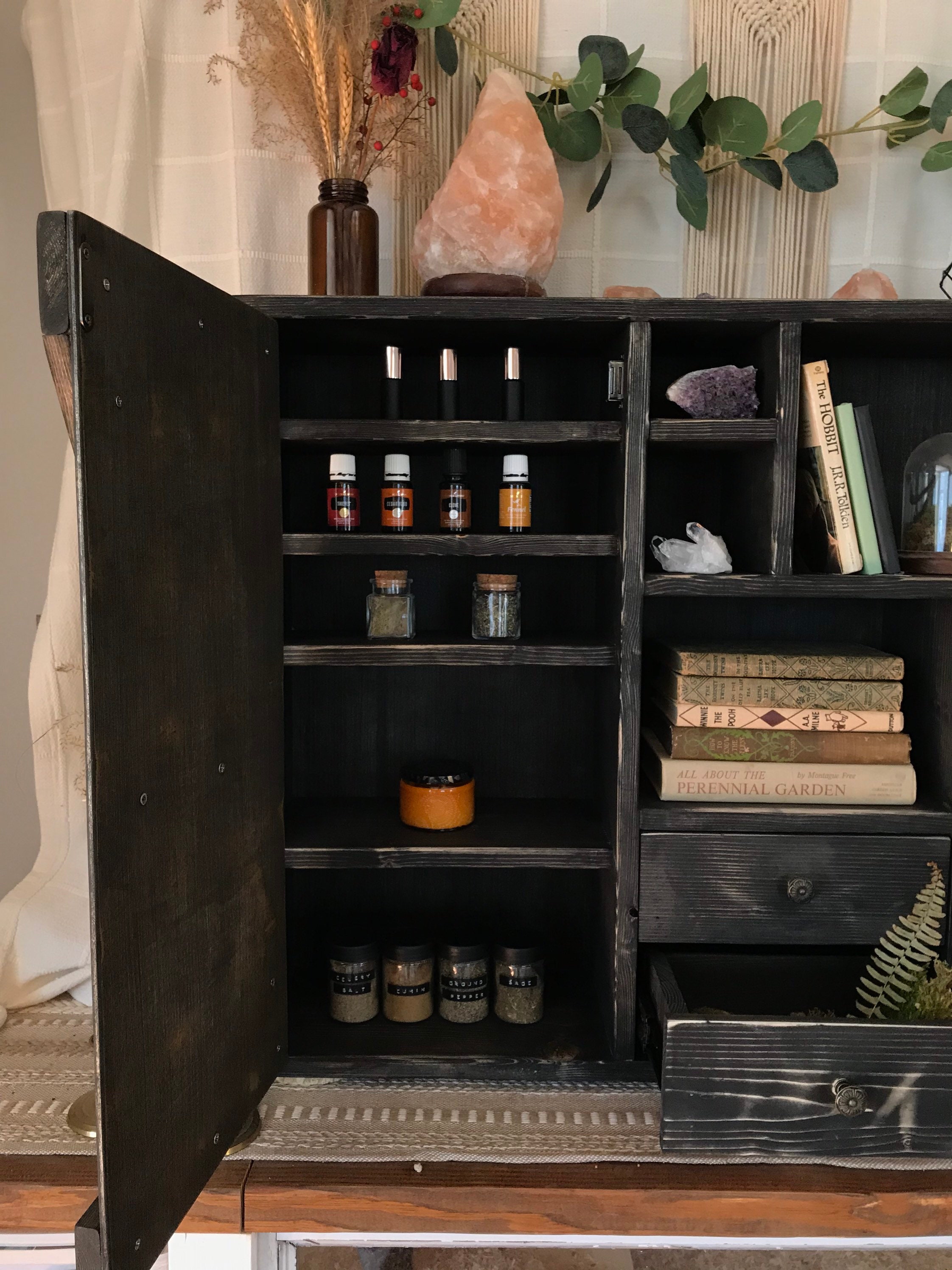 Large Apothecary Cabinet Rustic Medicine Cabinet Storage | Etsy
