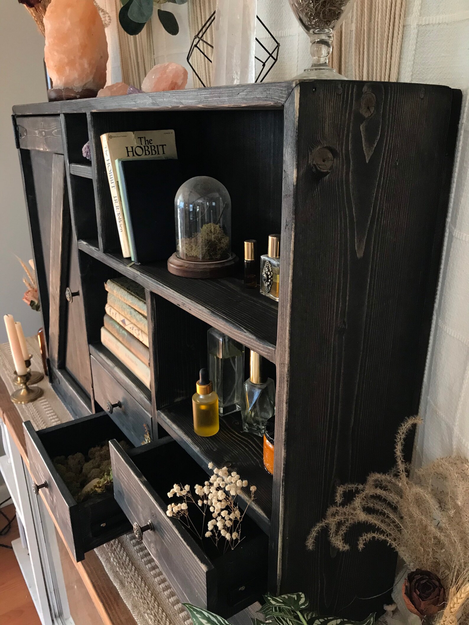 Large Apothecary Rustic Medicine Storage Etsy