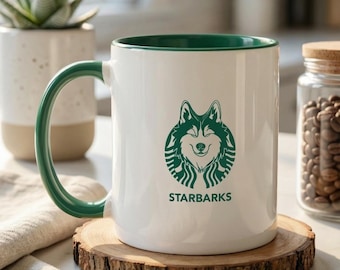 Funny Husky Dog Mug, Gift for Husky Lovers