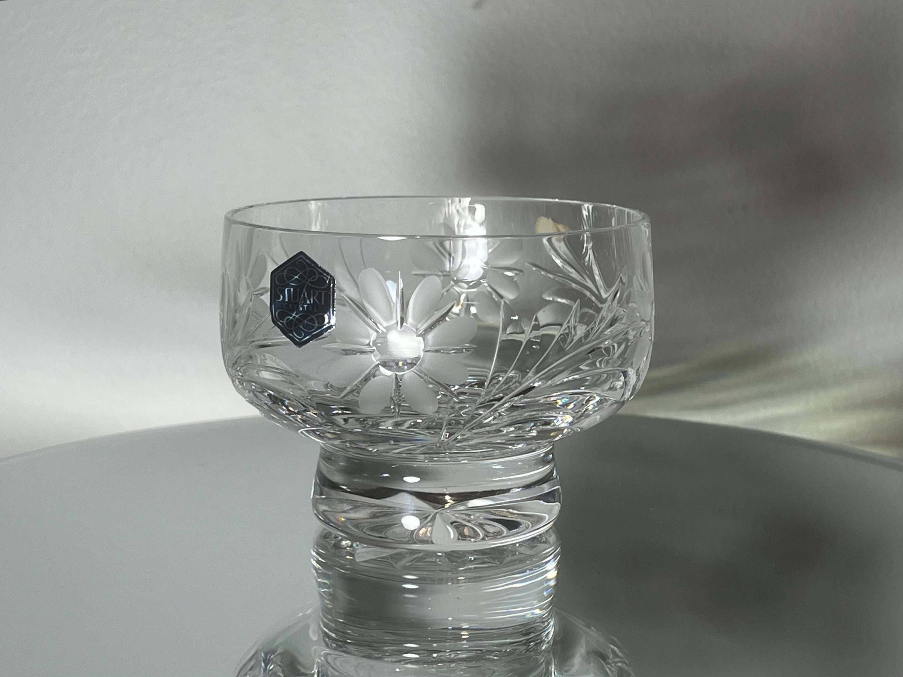 Stuart Crystal Rose Bowl - Etsy Canada