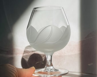 Vintage Signed JG Durand Florence Brandy Glasses by CRISTAL D'ARQUES - 5 Available x