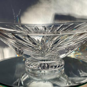 Stuart Crystal Rose Bowl - Etsy Australia