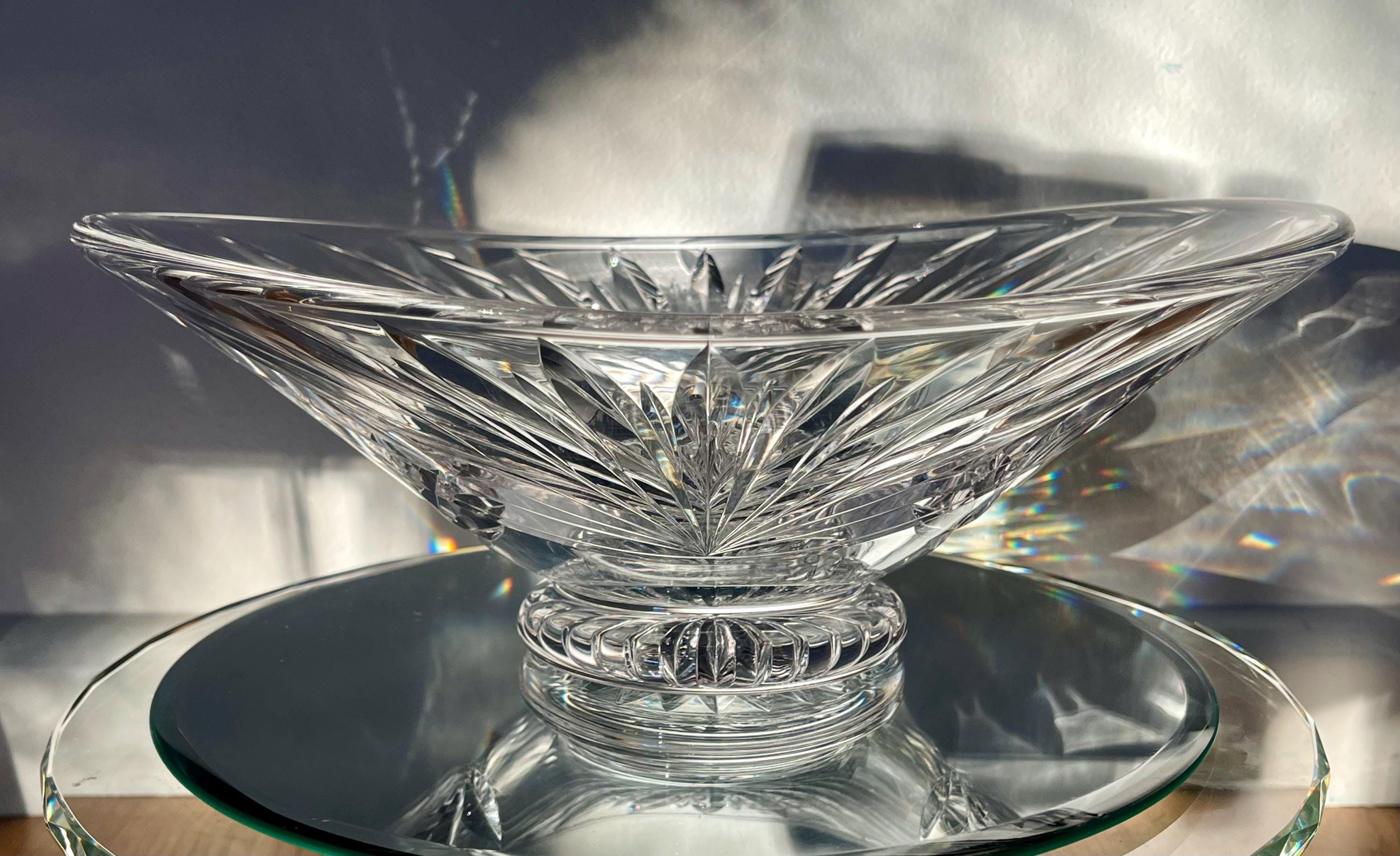 STUART Crystal スチュアート ローズボウル 花瓶 Stuart Crystal Rose Bowl - Etsy Canada