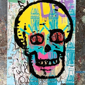 Totenkopf Blaue Cola
