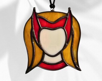Scarlet Witch Wanda Inspired Suncatcher or Nightlight