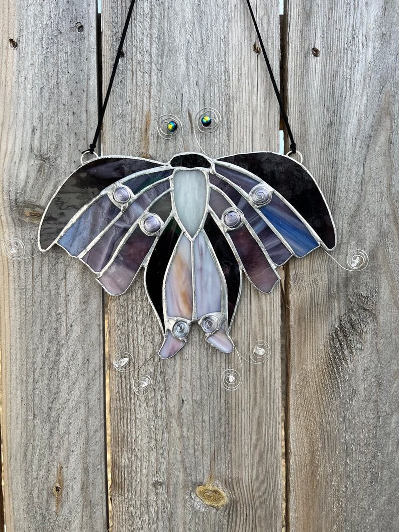Moth Stained Glass Suncatcher image 3