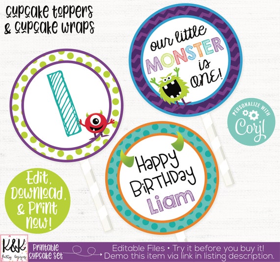 Little Monster Birthday Party Decorations Little Monster Birthday