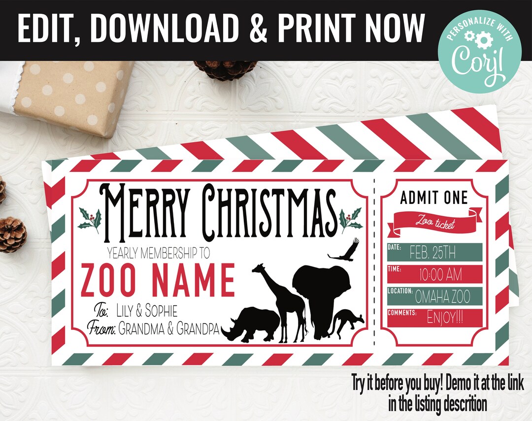 zoo-membership-surprise-gift-voucher-zoo-surprise-trip-printable-template-gift-card-editable-instant-download-certificate-christmas-gift-etsy