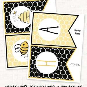 Bee Birthday Party Banner, Bee Birthday Party Decorations, Bee ...
