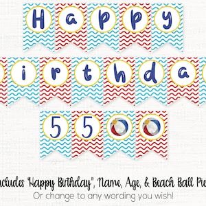 Pool Party Banner, Pool Party Decorations, Swimming Party Decorations ...