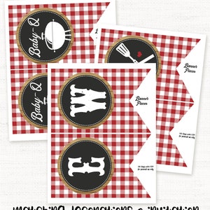 Baby Q Baby Shower Banner, BBQ Shower Banner, Barbecue Baby Shower ...