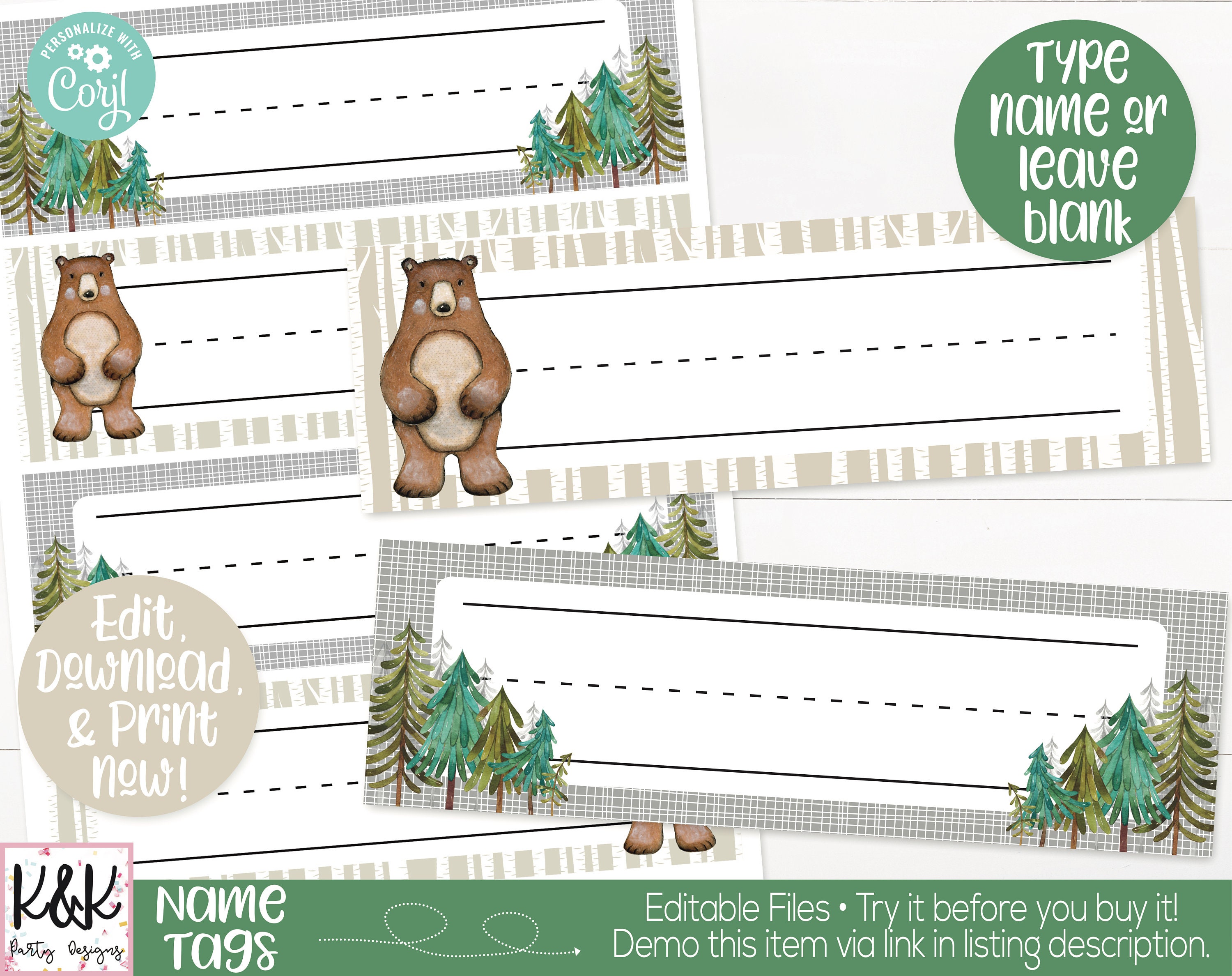 Printable Name Tags For Desks Printable Form, Templates and Letter