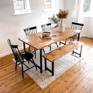Trestle Dining Table Etsy UK