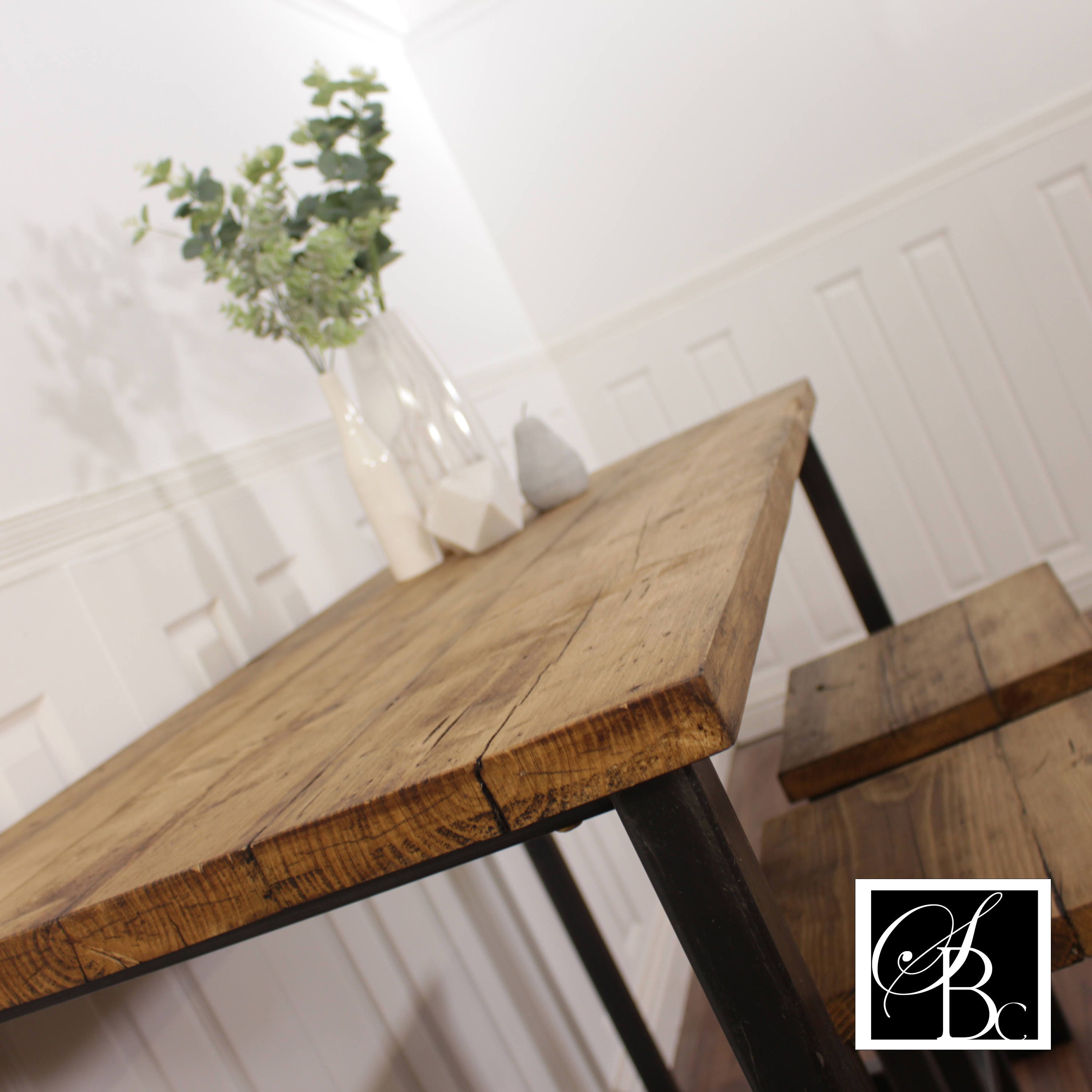 Breakfast Bar Worktop Kitchen Table Stool Solid Wood Set Etsy UK