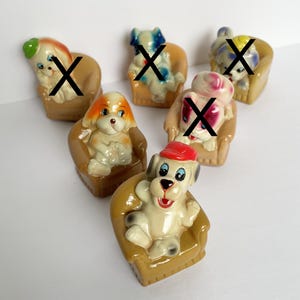 Vintage DOG PENCIL SHARPENER: Your Choice  Lark Brand, Shanghai China, c.1960s
