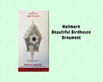 Hallmark "Beautiful Birdhouse" Christmas Ornament