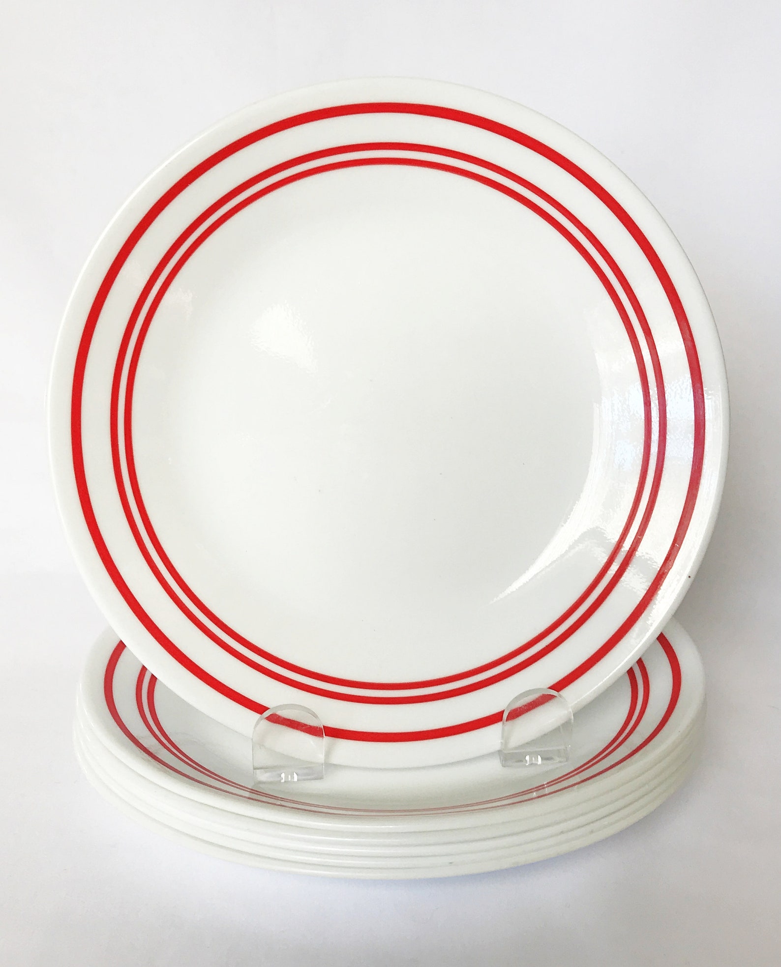 Corelle Classic Cafe Red Plates Bowls Replacements Red Etsy