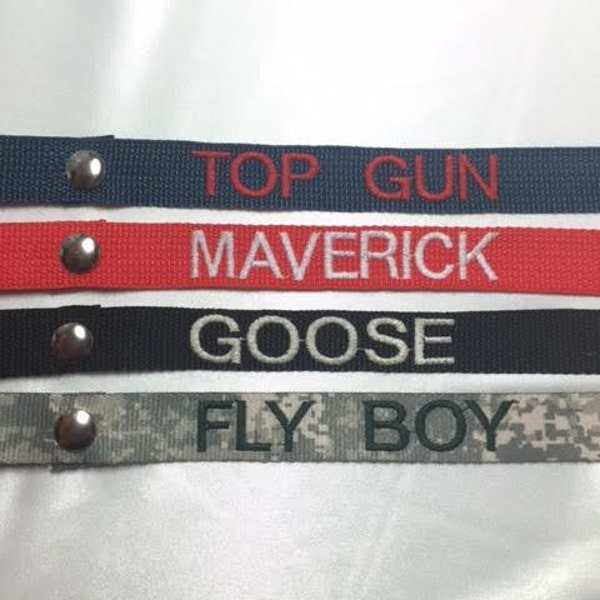 MILITARY CALL SIGNS - Luggage Straps