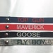 Military Call Sign Luggage Tags - embroidered, personalized - Use for Gym bags, luggage, backpacks