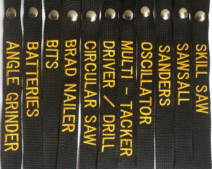 Luggage Tags Embroidered Personalized in a Wide Variety of Etsy