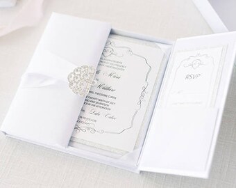 gatefold invitation etsy