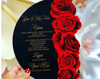 Red Roses Menu