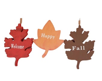 Interchangeable Fall leaves Fence / welcome kit
