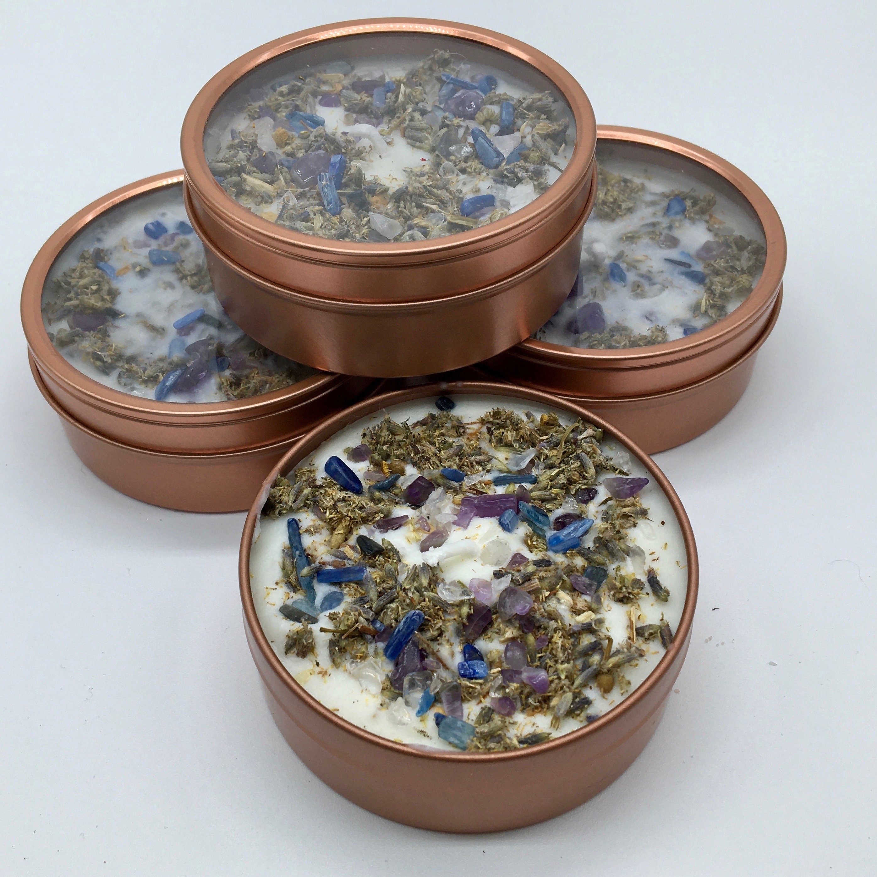 Crystal & Herb Candles Organic Soy Candles Aromatherapy Etsy Australia