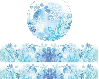 Purple Snowflake Washi Tape