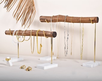 T-bar Necklace Stand, Wood Bracelet Display,wood Necklace Display