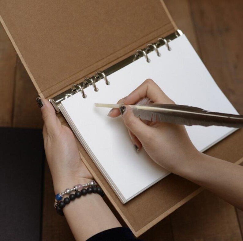 Ring Binder Notebok Kraft Scrapbook TZ2862 Etsy