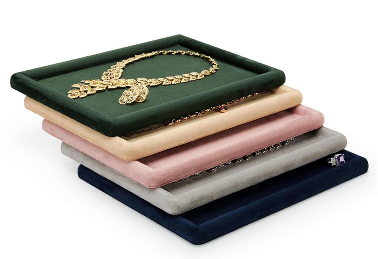 Velvet Jewelry Tray Drawer Organizer Jewelry Display - Etsy