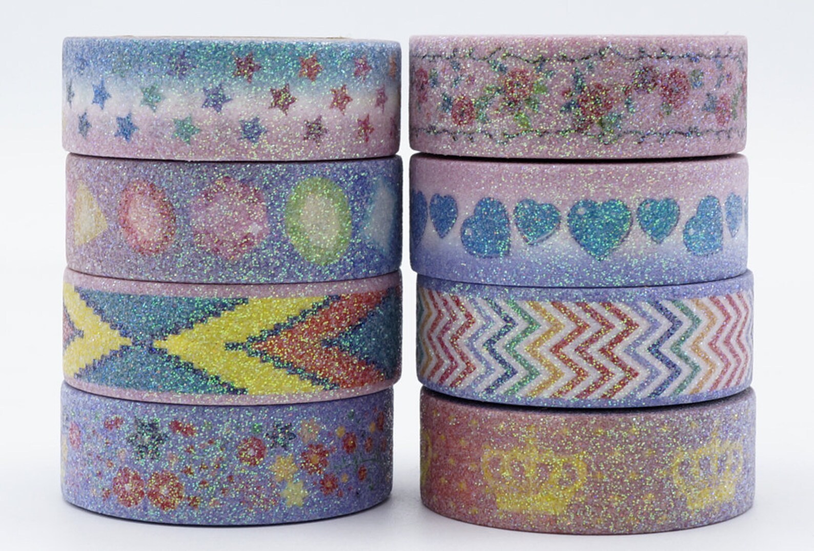Shining Glitter Washi Tape/Japanese Washi Tape / Deco tape Etsy