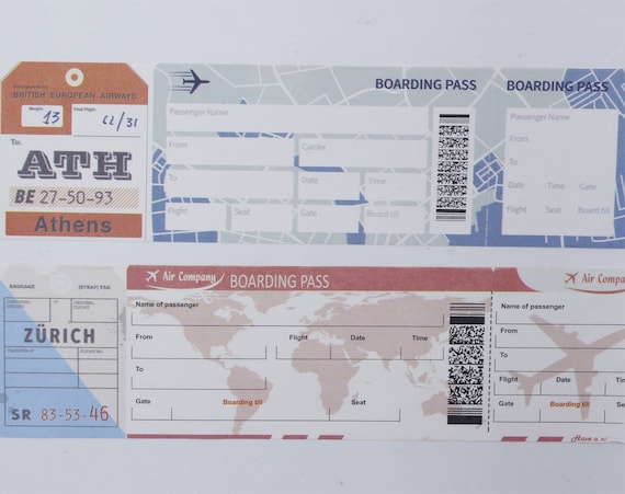 Flugticket Waschne Band Reise Waschhi Band Etsy
