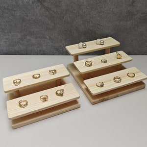 Wood jewelry display,  jewelry photography tool, jewelry display for market booths,ladder jewelry display stand  DS2152