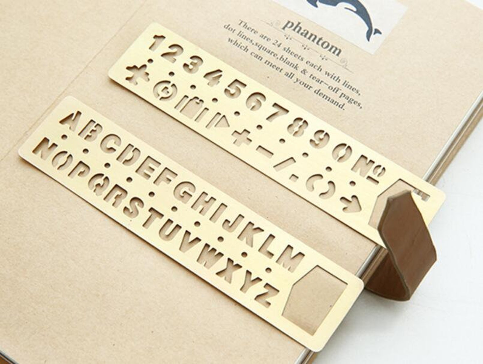 Brass Number Stencil Ruler Brass Ruler Drawing Stencil Etsy