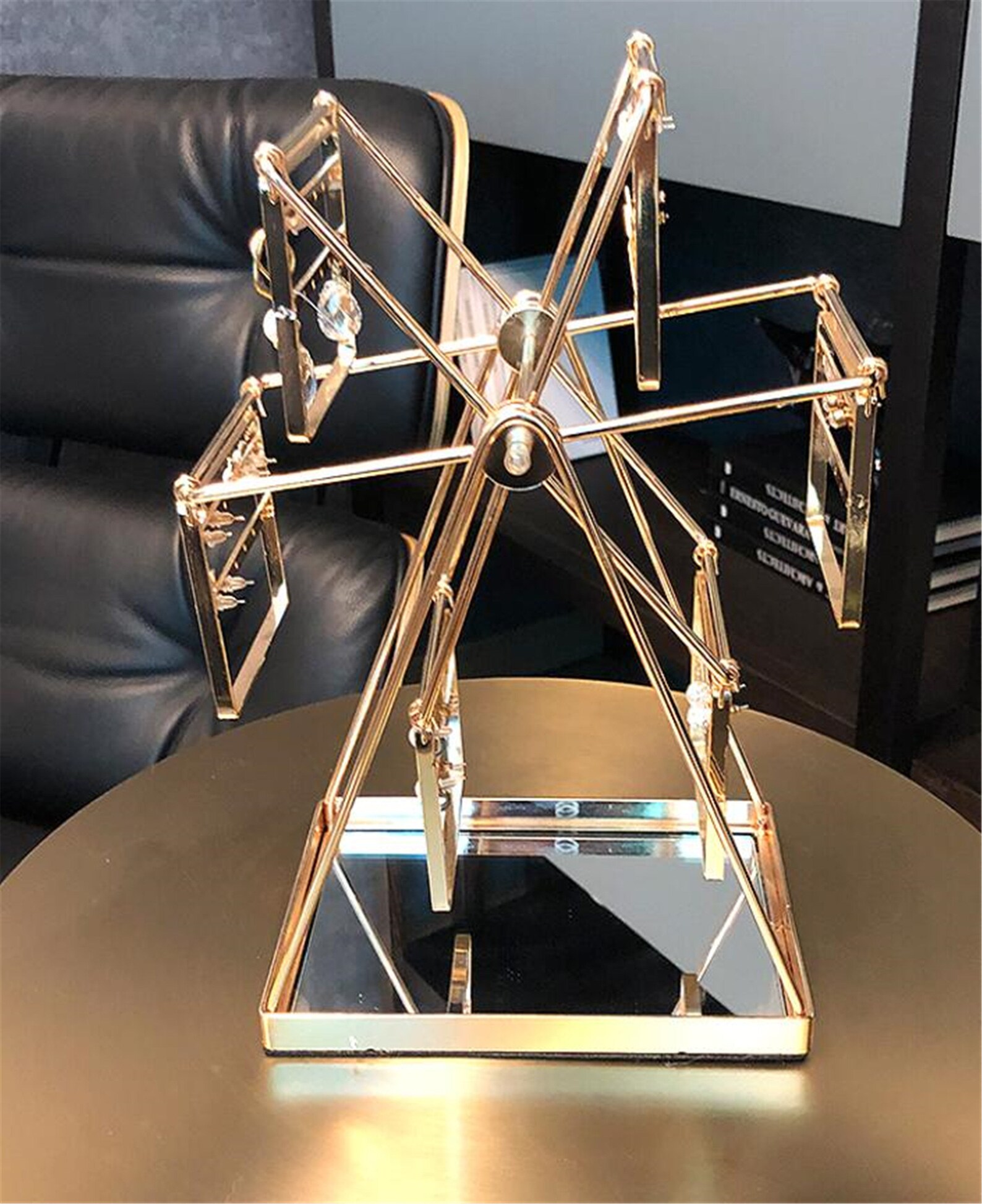 Rotatable Ferris wheel earring display earring stand