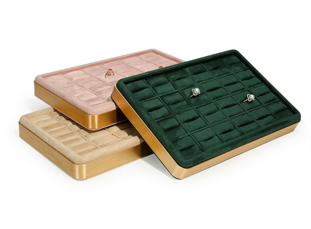 Velvet Ring Display Trays, Rings Display Trays, Velvet Jewelry Display