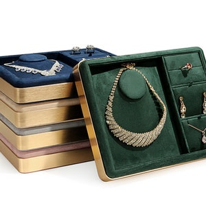 Velvet Pendant Holder Trays, Necklace Display Trays, Velvet Jewelry Display Tray   DS1422