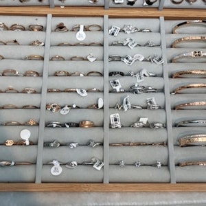 Ring display, ring organizer stand, ring stand holder,ring tray,jewelry display for market booths    DS1307