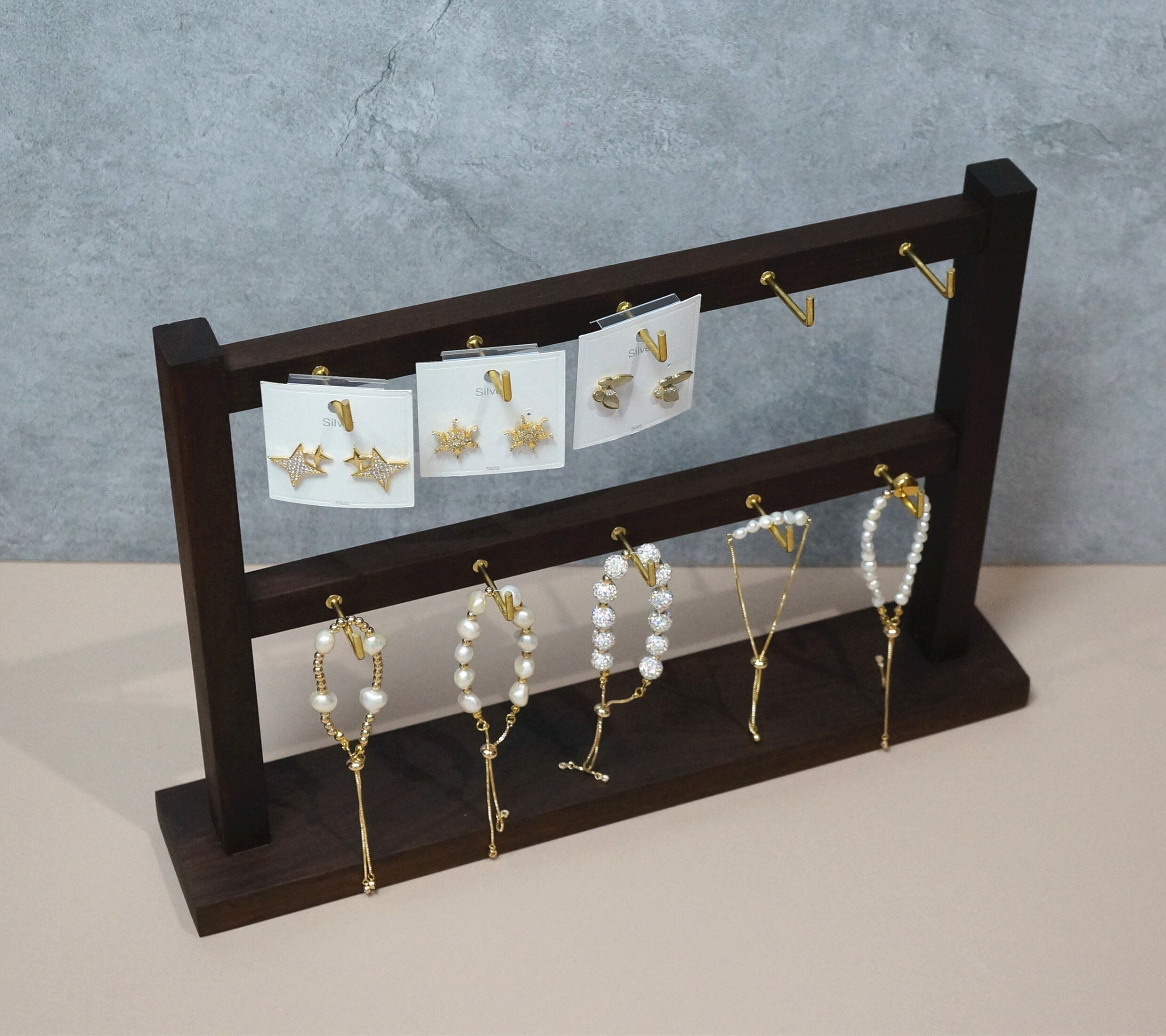 Amazon.com: PH PandaHall 5-Tier Wood Earring Card Holder