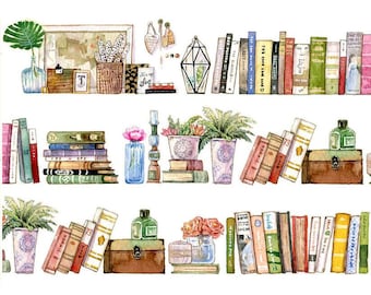 Bookshelf Washi Tape/Japanese Washi Tape / Deco tape TZ2255
