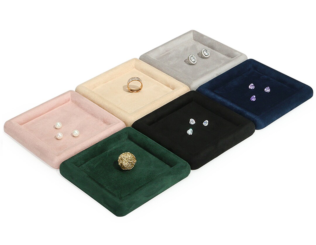 Mini Jewelry Display Tray,velvet Jewelry Display,square Jewelry Display