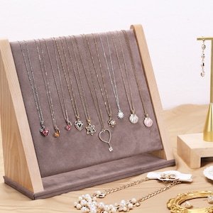 Wood Necklace Stand, Pendant Stand, Necklace Holder  DS1413