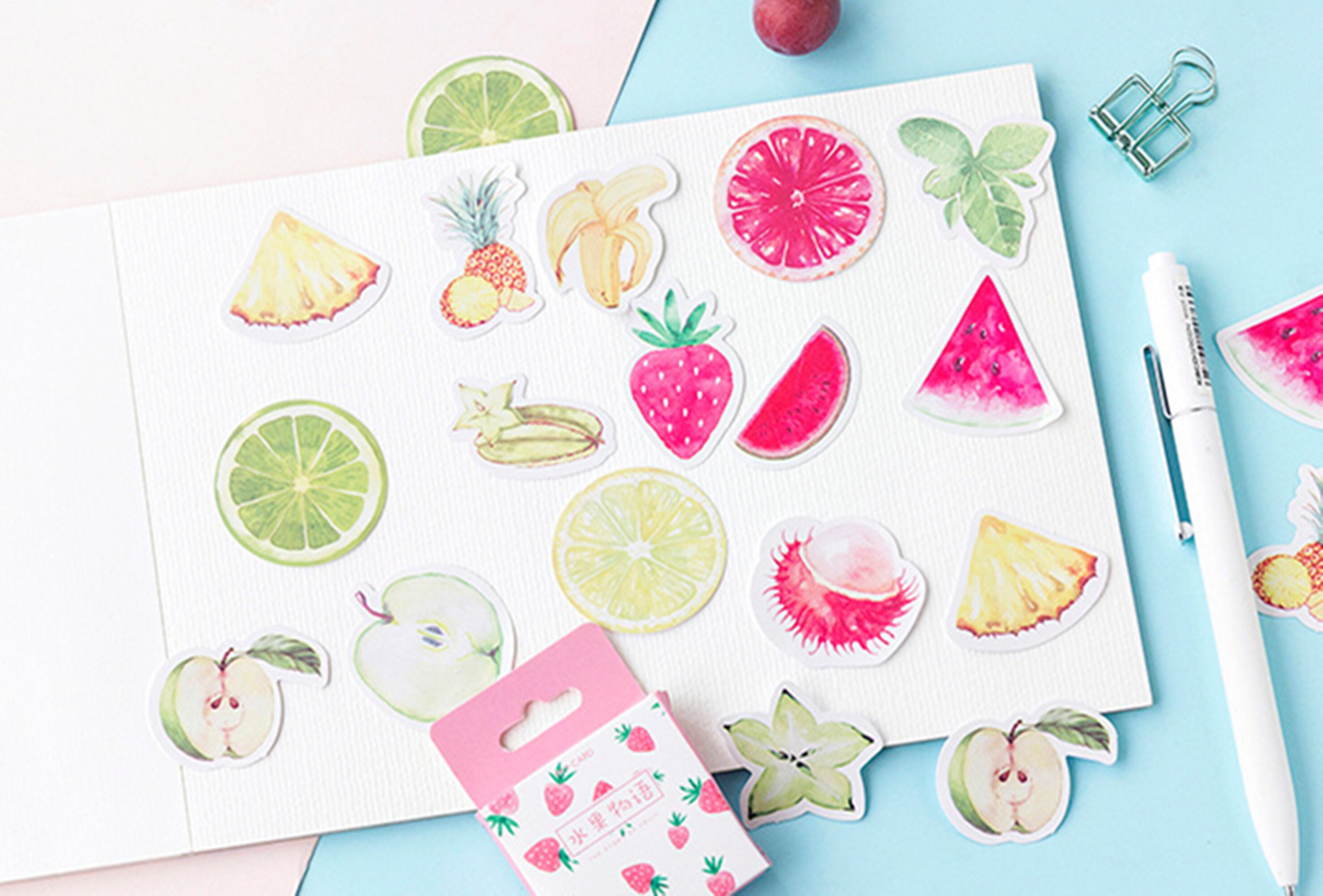 Fruit sticker packDecorative sticker scrapbook supplies Etsy