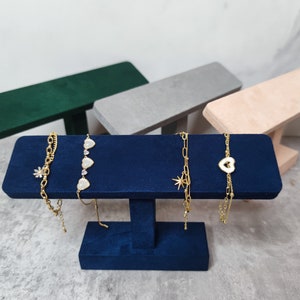 T-Bar Bracelet Holder, Velvet Bracelet Stand, Bracelet Display,Jewelry Display  DS1850