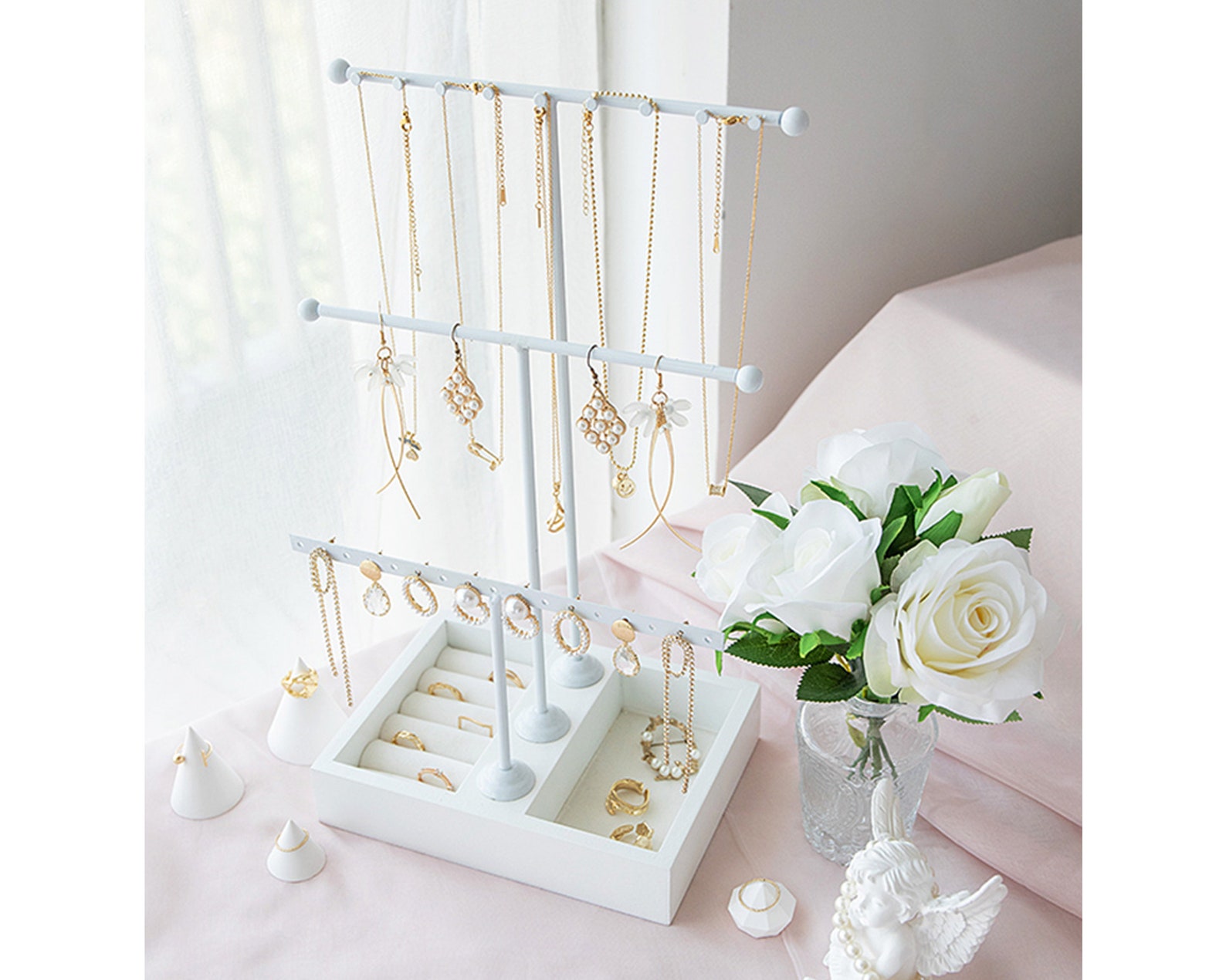 Tbar Necklace Holder Bracelet Stand Pendant Stand Bracelet Etsy