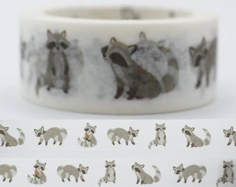SALE!!Raccoons Washi Tape/Japanese Washi Tape / Deco tape TZ2071