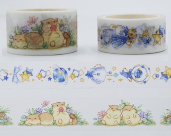 SALE!!Small star/Jungle hamster Masking Japanese Washi Tape Paper TZ2534